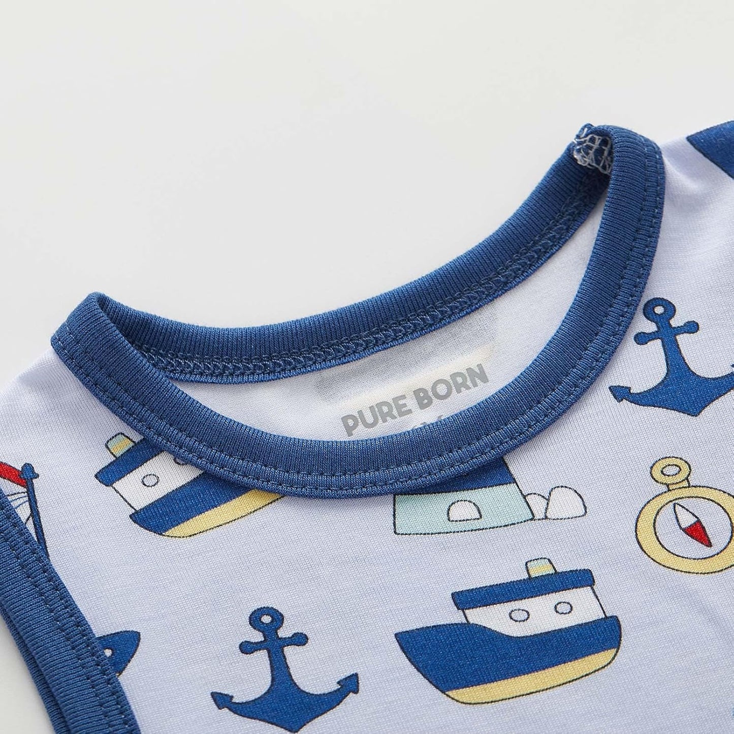 pureborn Baby Boys Girls Bodysuit Super Soft Cotton Romper 0-24 Months