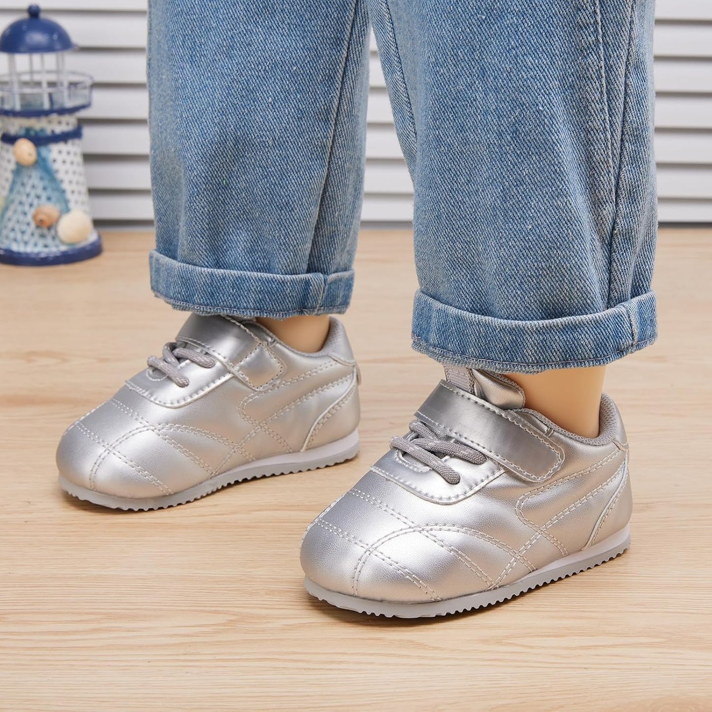 BMCiTYBM Baby Shoes Infant Boy Girl First Walker Shoes Toddler Walking Shoes Lightweight Non-Slip Sneakers for 6 9 12 18 24 Months