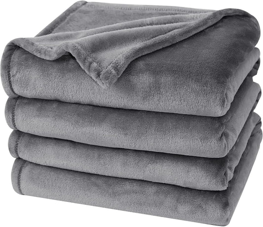 PHF Ultra Soft Fleece Blanket King Size, No Shed No Pilling Luxury Plush Cozy 300GSM Lightweight