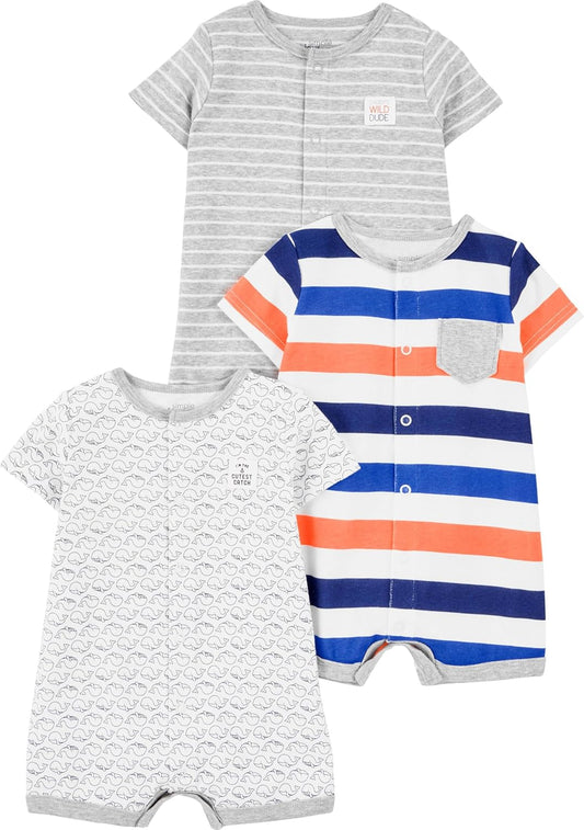 Simple Joys by Carter's Baby 3-Pack Snap-up Rompers