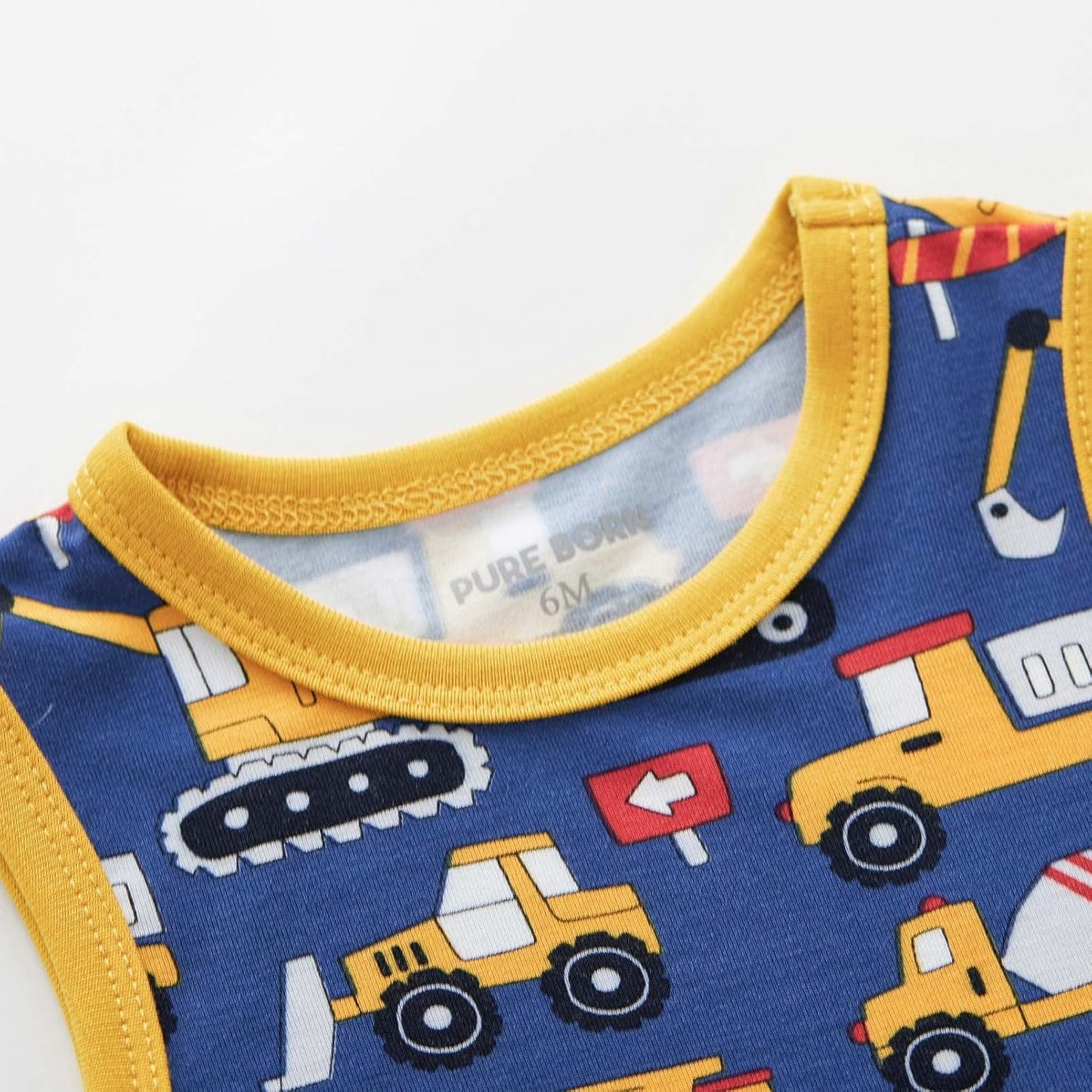 pureborn Baby Boys Girls Bodysuit Super Soft Cotton Romper 0-24 Months