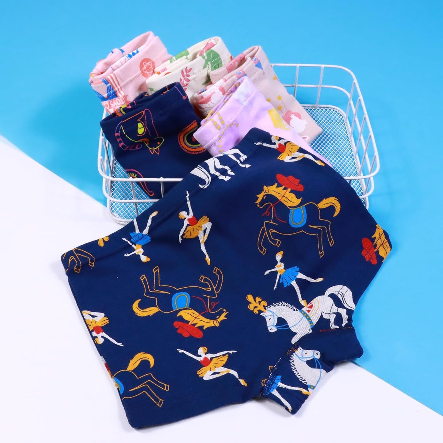 Boboking Soft Cotton Girls' Panties Boyshort Little Girls' Underwear Toddler Undies