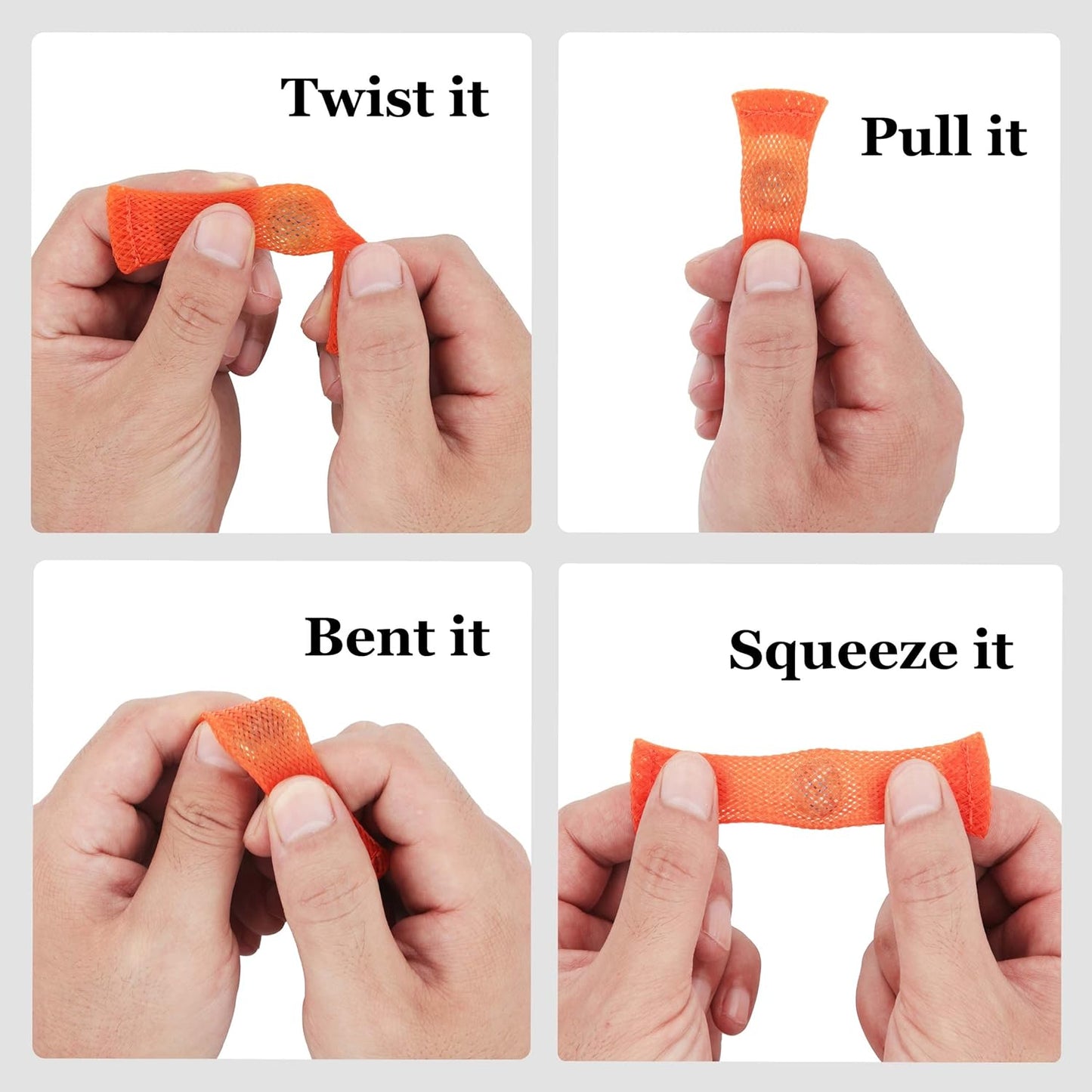 44 Pack Marble Mesh Fidget Toys,Fidget Toy Mesh and Marble Stress Relieve and Anxiety for Children and Adults, Stress Relieve Toy, Focus Enhance