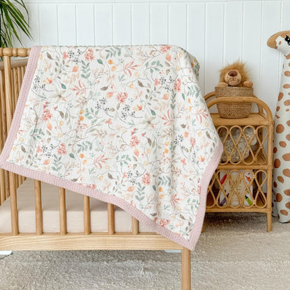 Personalized Baby Blanket with Name – Handmade 100% Organic Cotton Newborn Gift | Custom Knit