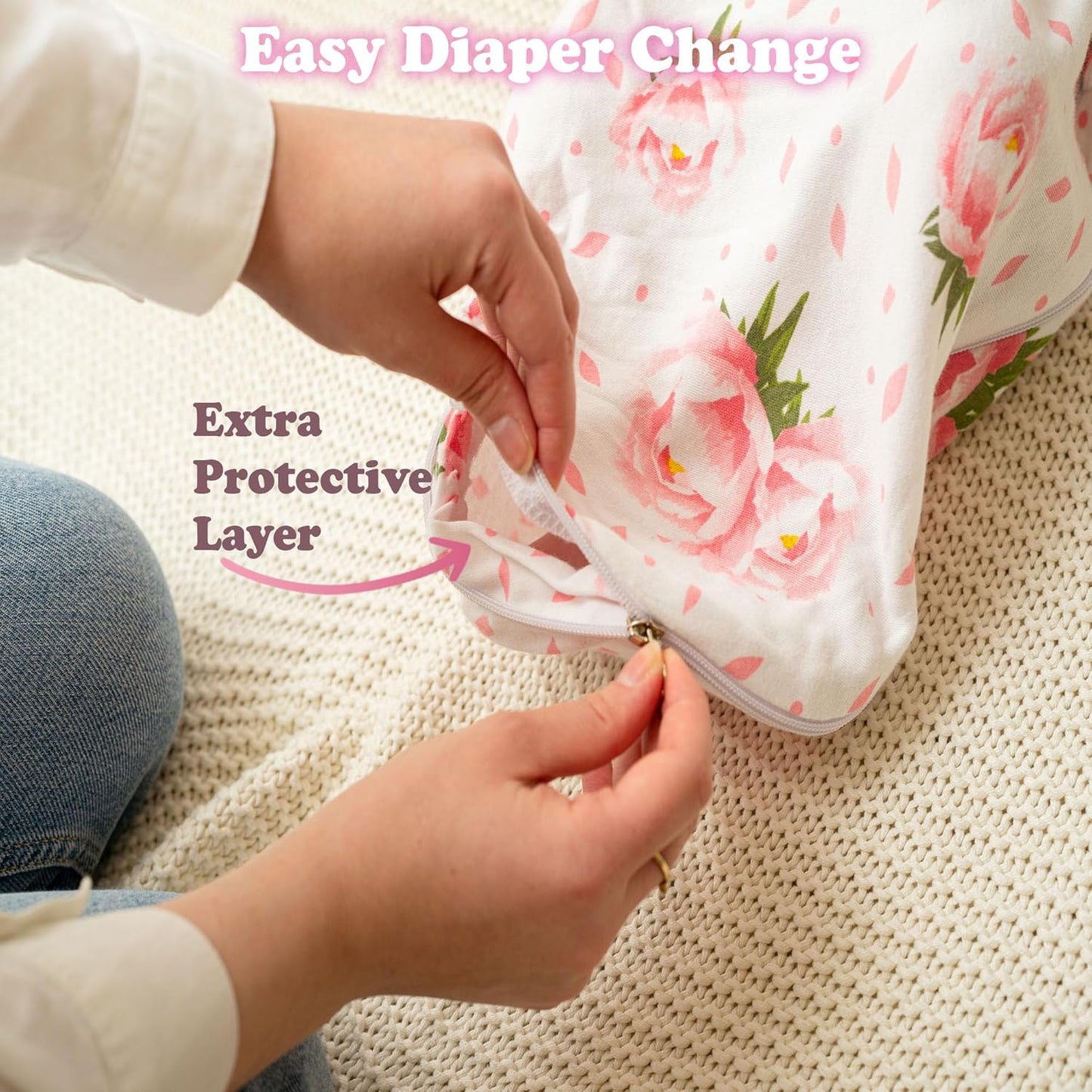 Bublo Baby Swaddles for Newborns – Zipper Swaddles 0-3 Months, 3-Pack – Organic Infant Sleep Sack