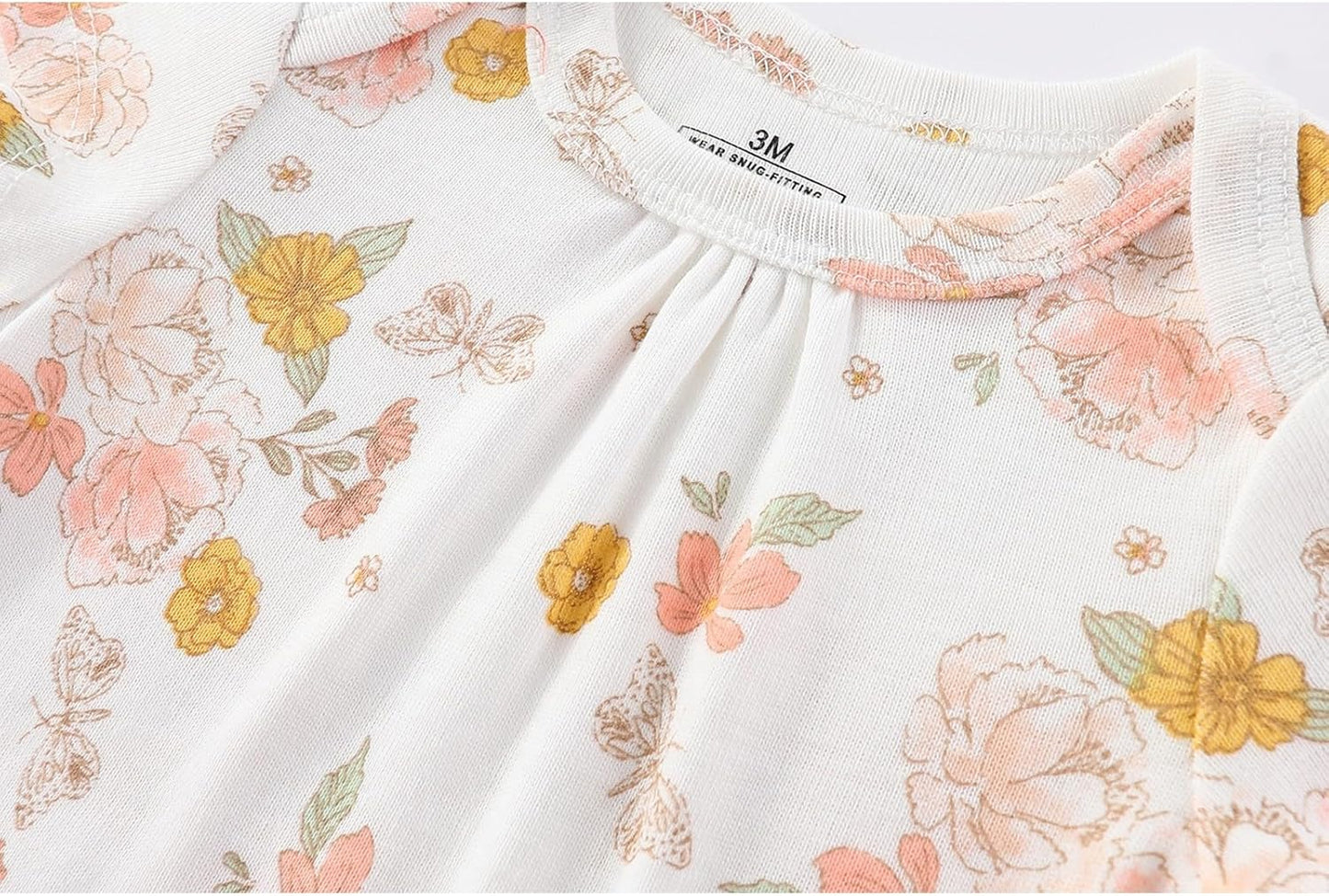 Baby Boy Girl 10 Piece Combined Type Clothing Set Cotton Baby Bodysuits and Pants Set Home Outdoor Infant Clothes