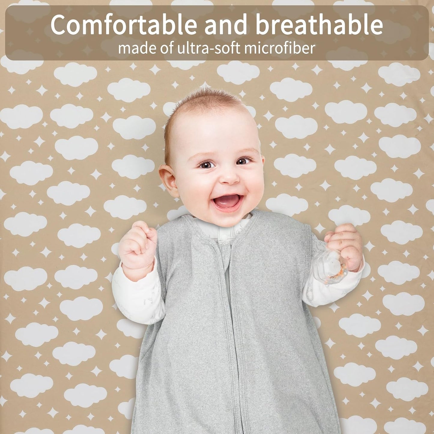 Pack and Play Sheets Fitted, 2 Pack Pack n Play Sheets for Graco Pack n Play Mattress, Unisex