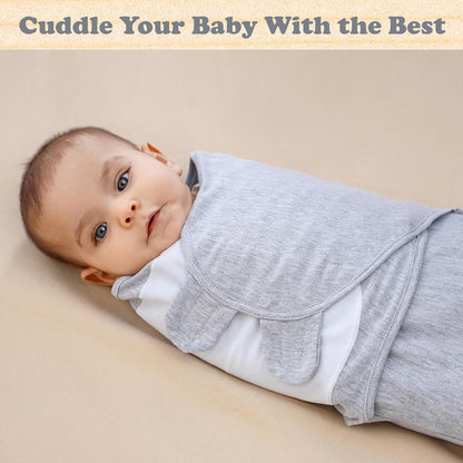Bublo Baby Swaddles for Newborns – 3-Pack Infant Swaddles 0-3 Months – Adjustable Swaddle Sleep