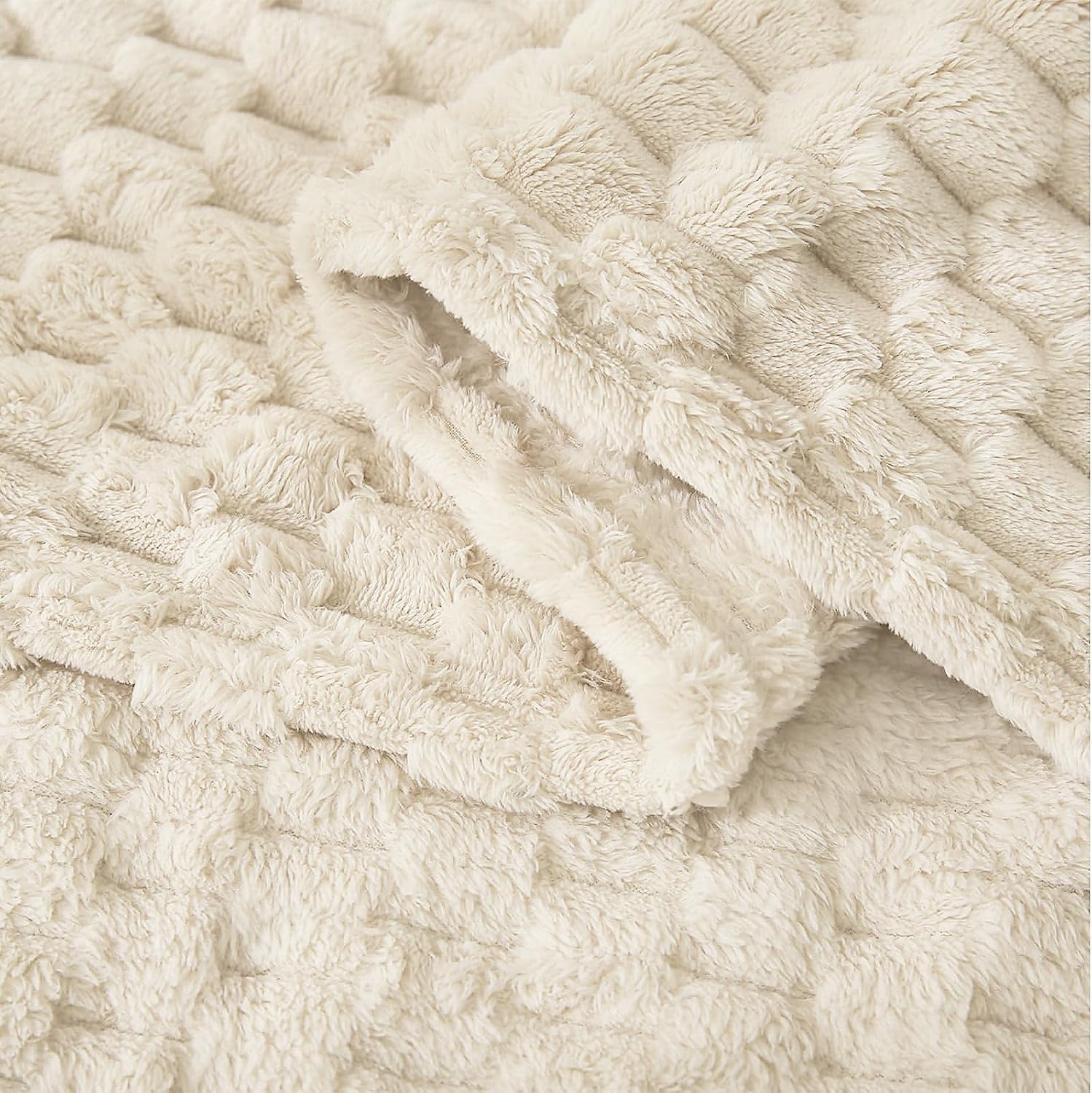 HOMRITAR Baby Blanket for Boys Girls 3D Flannel Fleece Fluffy Blankets for Baby Soft Plush