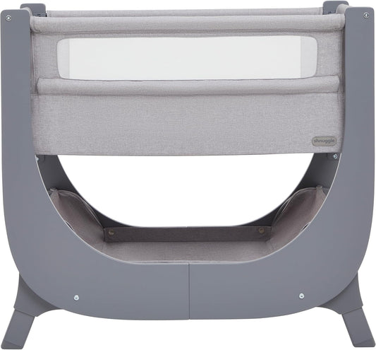 Air Lite Bedside Infant Crib | Breathable Mesh Sides, Drop-Down Panel, Reflux Incline, Adjustable