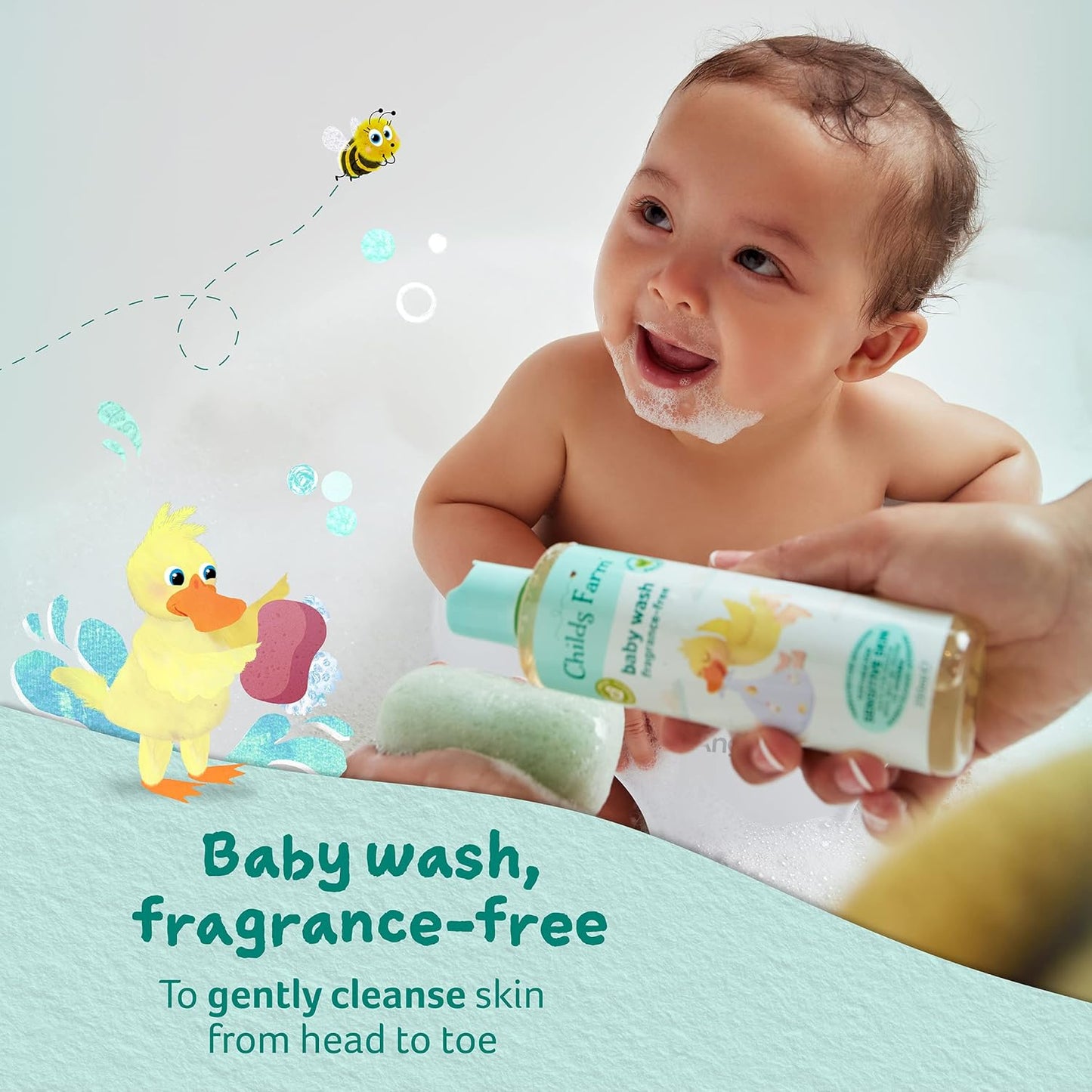 Childs Farm baby wash unfragranced 250ml