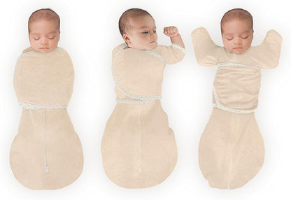 SwaddleDesigns 6-Way Omni Swaddle Sack Arms Up Swaddle for Newborn, More Options to Calm Startle Reflex, Improves Sleep
