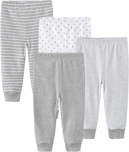 Newborn Layette Gift Set Bodysuits Pants for Baby Girl and Boy 24 Piece 100% Cotton Essentials and Accessories