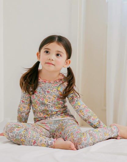 VAENAIT BABY 6M-12Y Kids Unisex Girls & Boys Soft Comfy Modal Tencel Sleepwear Pajamas 2pcs or 4pcs Set