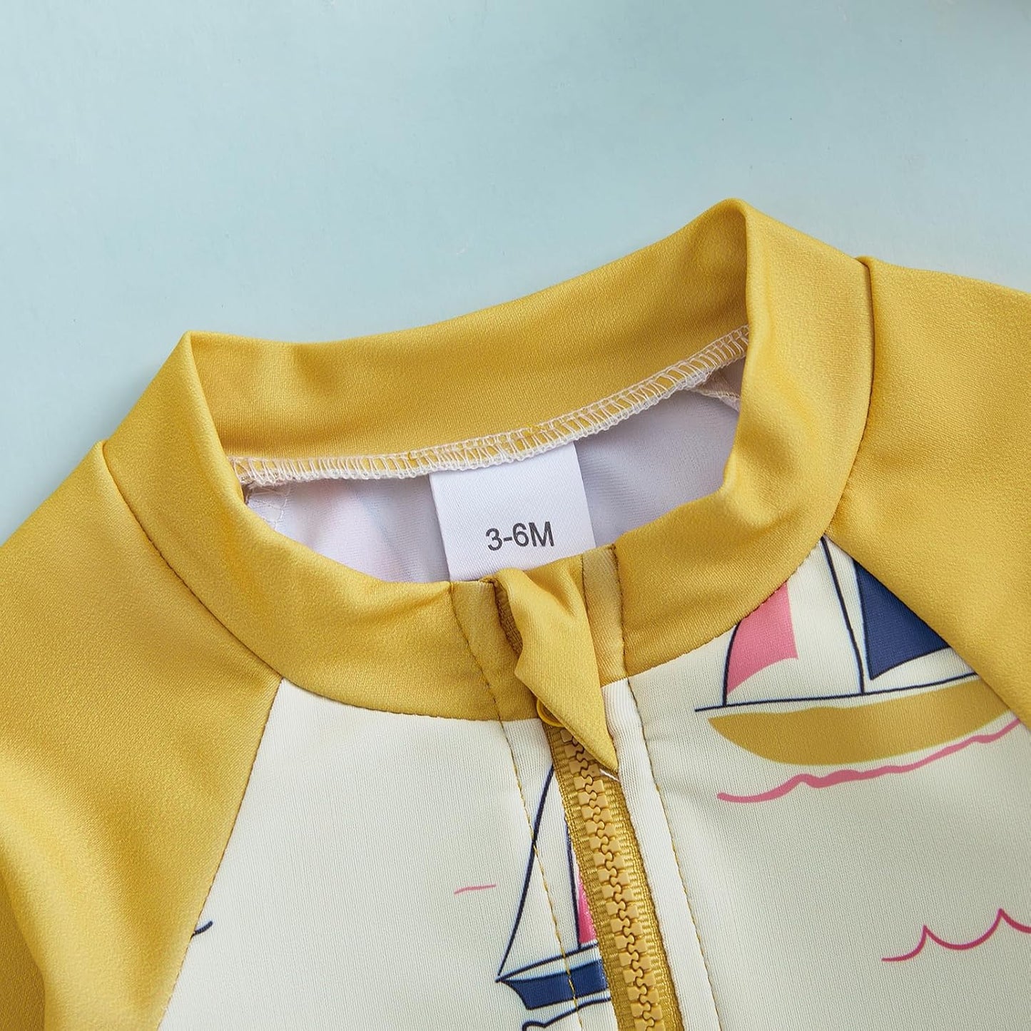 Hnyenmcko Baby/Toddler Boy Rash Guard Swimsuit Long Sleeve One Piece Zipper Swimwear Sunsuit Infant Bathing Suit Beachwear