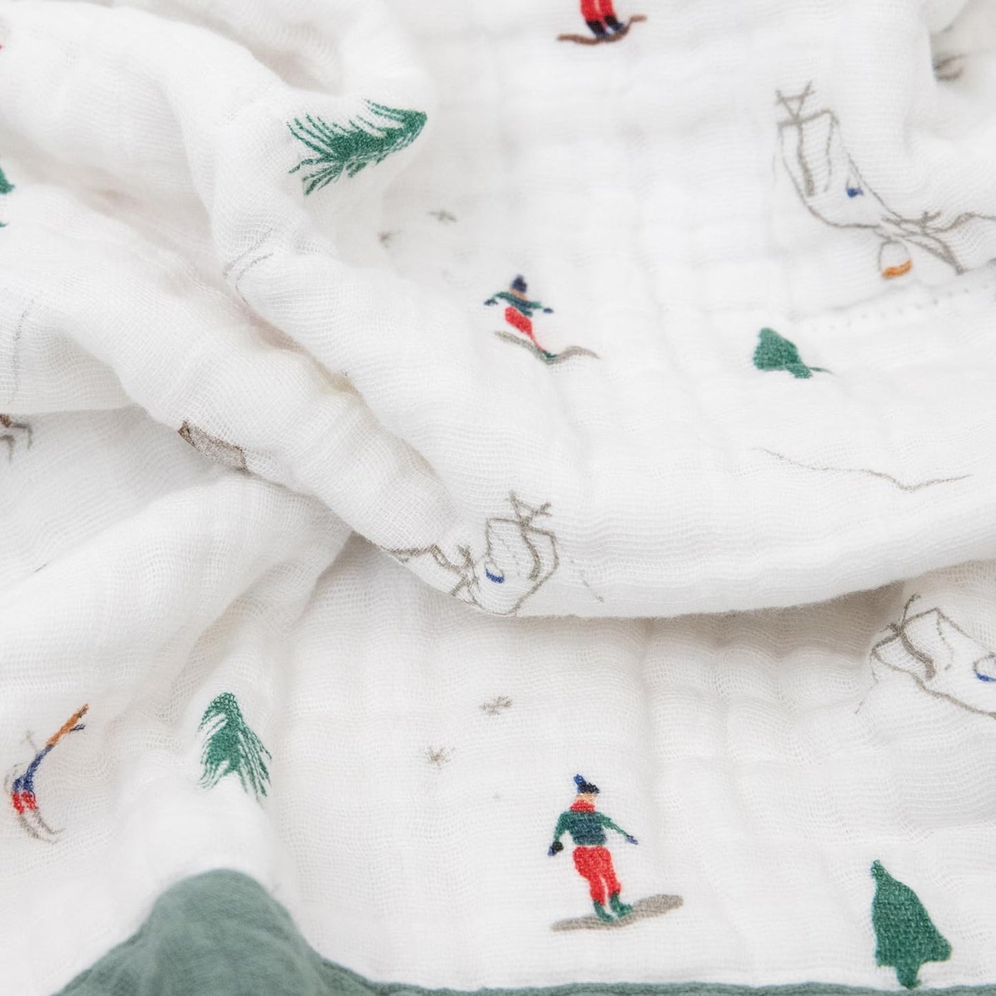 Little Unicorn Newborn Receiving Quilt | Ultra- Soft, Multi-Layered Muslin Fabric | Gift for