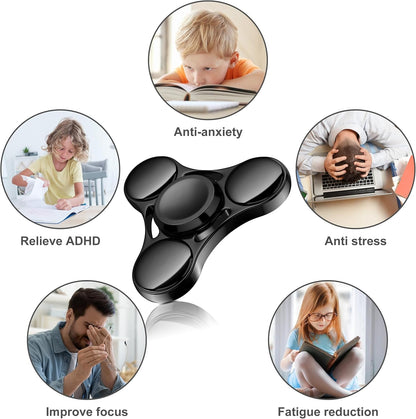 ATESSON Fidget Spinners Toy,Ultra Durable Stainless Steel Bearing High Speed 3-5 Min Precision