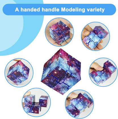 Infinitycube Fidget Toy Stress Relieving Fidgeting Game for Kids and Adults,Cute Pocket-sized