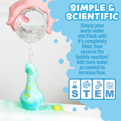 Tub Works® Kids Bath Bomb Potion™ Bath Toy, Variety 6 Pack | Nontoxic | Fizzes, Foams & Bubbles