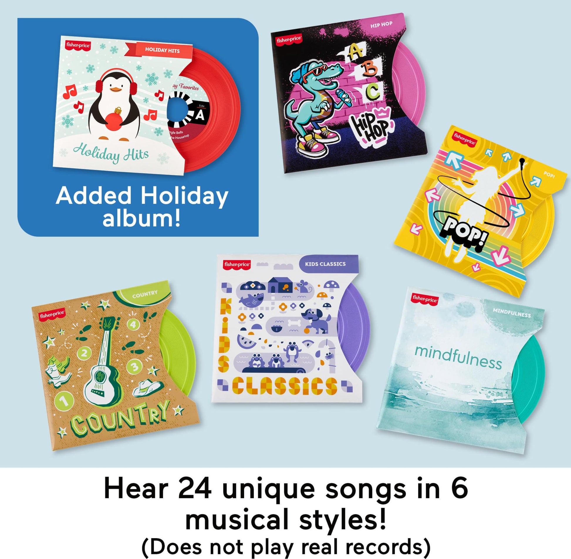 Fisher-Price Deluxe Rockin’ Record Player Set
