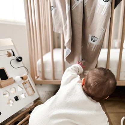 Unisex Cozy Receiving Swaddle Cuddle Stroller Crib Stroller 100% Fine Loomed Cotton Blanket - Quilt