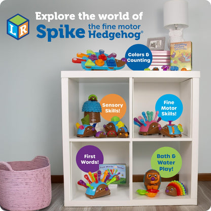 Learning Resources Spike The Fine Motor Hedgehog - Toddler Montessori Toys, Stacking Shape, Gifts