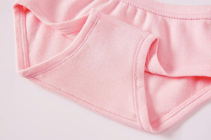 Cadidi Dinos Little Girls' Soft Cotton Underwear Kids Cool Breathable Comfort Panty Briefs Toddler Undies(Pack of 6)