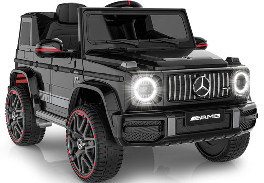 Mercedes-Benz G63 Kids Ride On Car, 12V Toddler Electric Car with Remote