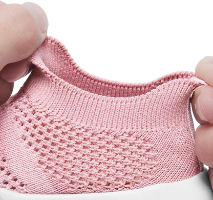 Eashi Baby Boy Girl Non-Skid Indoor Infant Walking Shoes Breathable Warm Elastic Sock Shoes with Memory Sole Protect Toes Outdoor Sneakers