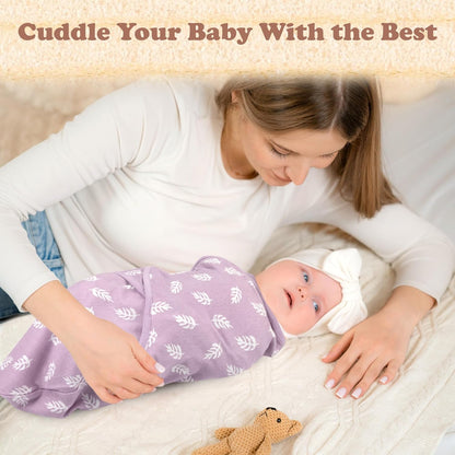 Bublo Baby Swaddles for Newborns – 3-Pack Infant Swaddles 0-3 Months – Adjustable Swaddle Sleep