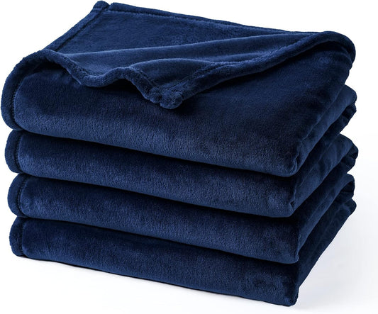 PHF Ultra Soft Fleece Blanket Twin Size, No Shed No Pilling Luxury Plush Cozy 300GSM Lightweight