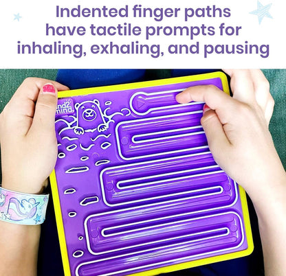 hand2mind Mindful Maze Boards, Tactile Sensory Toys for Toddlers, Anxiety Relief Items, Calm Down Corner Supplies, Emotional Regulation Tools for Kids, Play Therapy Toys, Mindfulness Gifts