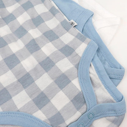 HonestBaby unisex-baby 3-pack Long Sleeve Side-snap Kimono Bodysuits Organic Cotton for Infant Baby Boys, Girls, Unisex