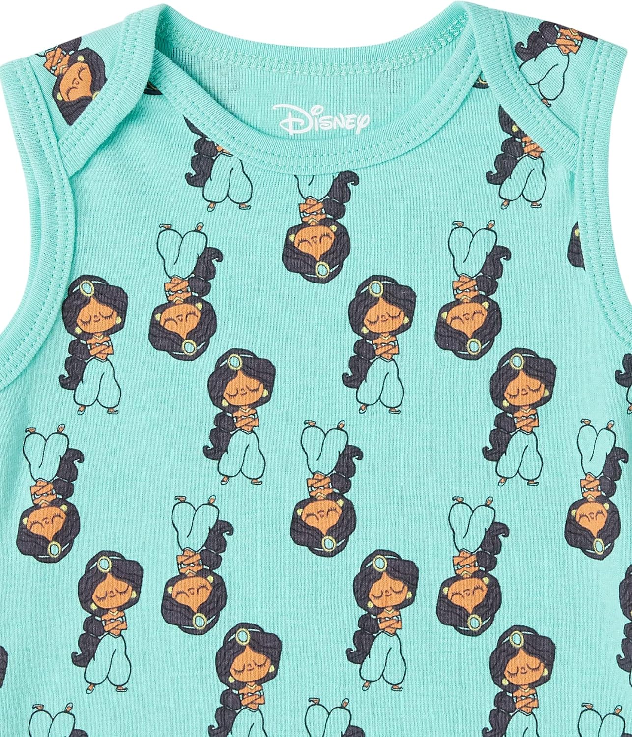 Amazon Essentials Disney | Star Wars | Princess Baby Girls' Sleeveless Bodysuits, Pack of 6