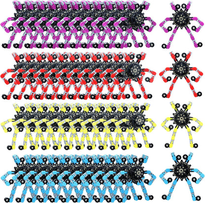 Zhanmai Transformable Fidget Spinners Fidget Toys for Kids and Adults Stress Relief Sensory Toys Transformable Chain Robot Fingertip Gyros for ADHD Autism for Kids Gifts(32 Pack)