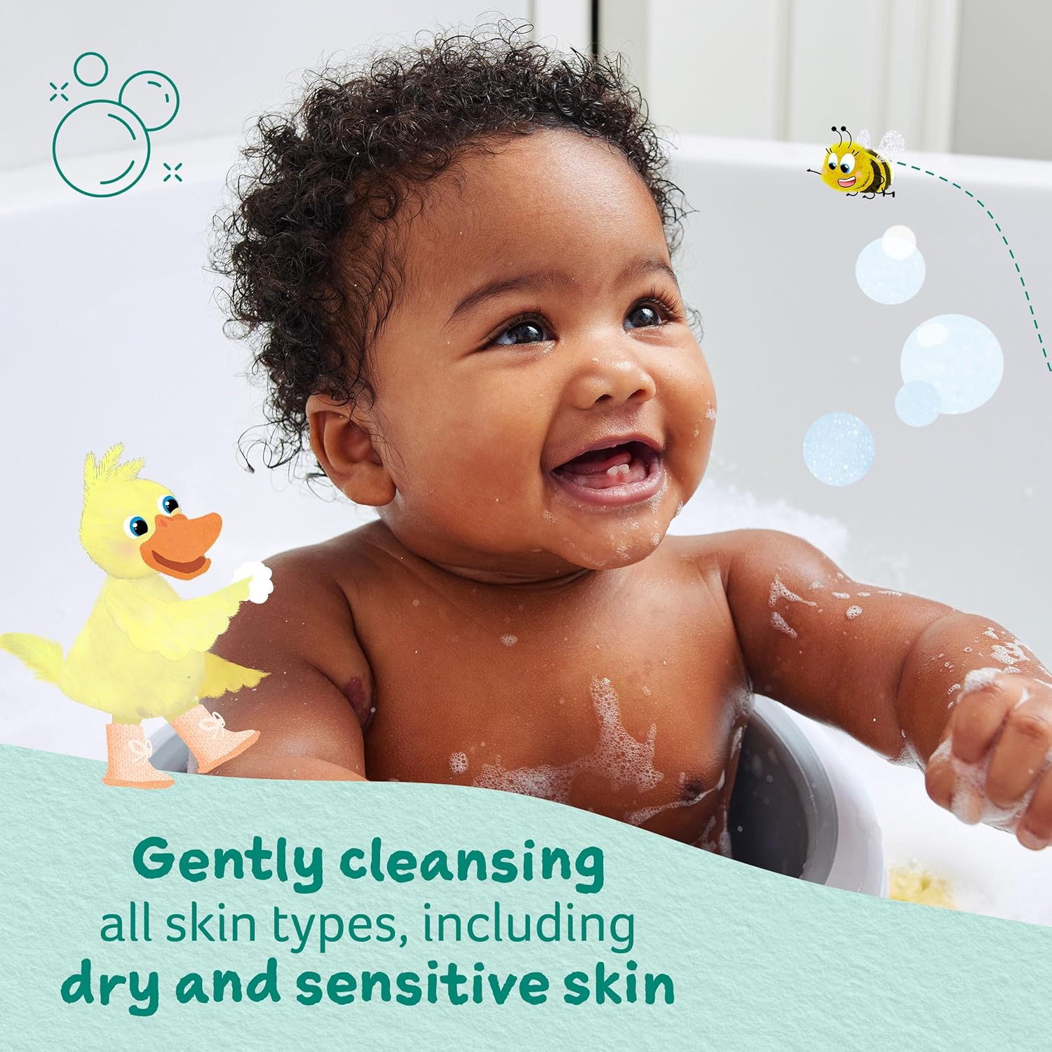 Childs Farm Baby Body Wash, Unfragranced, Gently Cleanses, Suitable for Newborns with Dry
