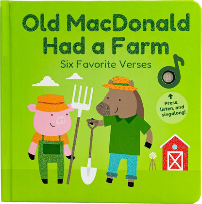 Cali's Books Old Macdonald Had a Farm | Interactive Books for 1 Year Old, Books for 2 Year Olds with Buttons on Every Page | Fun Farm Toy Book for Baby and Toddlers | Great Gift for Kids