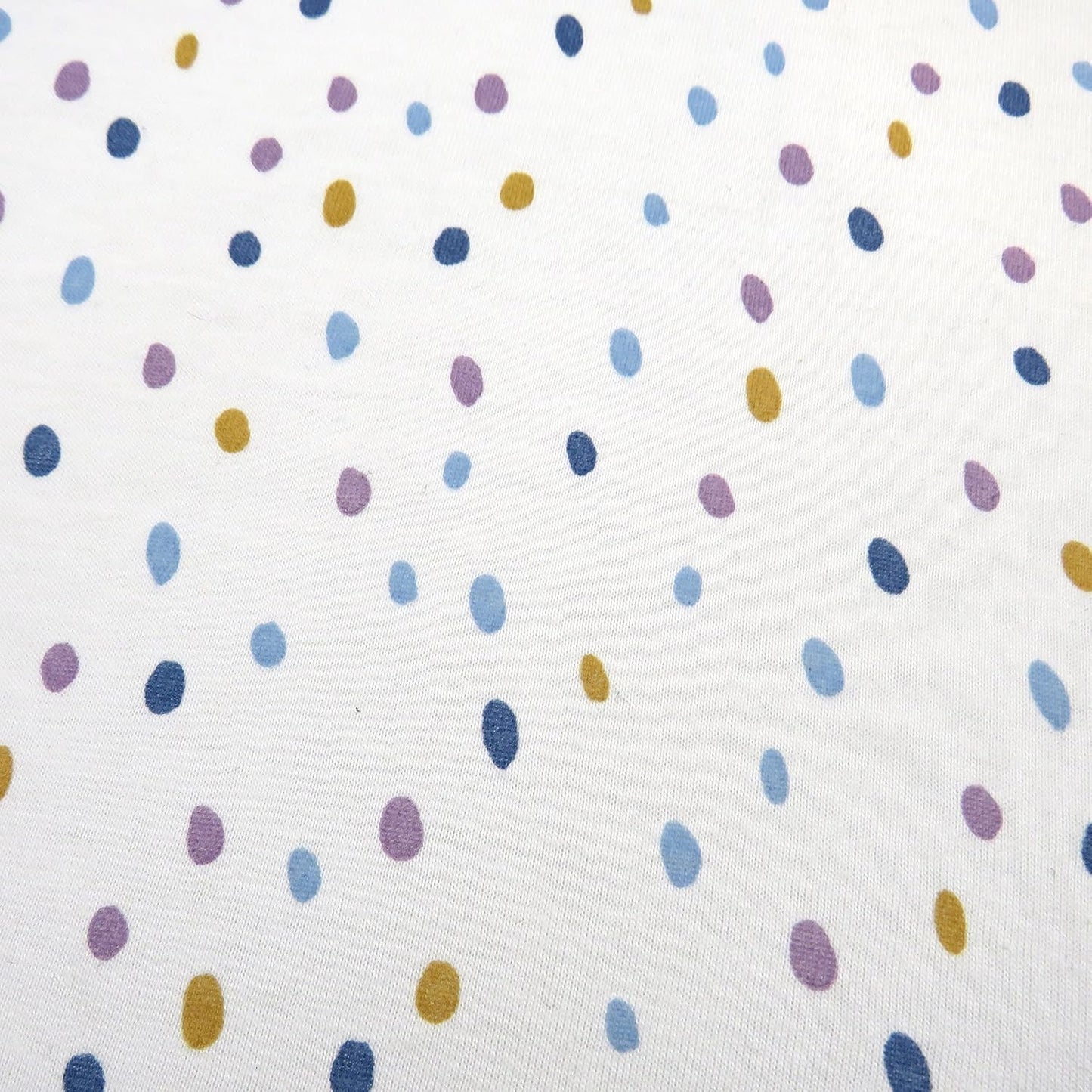 HonestBaby Girls Organic Cotton Changing Pad Cover, Marker Dot Purple, One Size