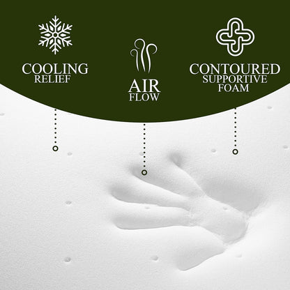 Organic Cotton Pack n Play Topper | CertiPUR-US Baby Mattress Pad for Portable Toddler Bed & Playard w/Washable Waterproof Cover, Soft Ventilated Foam Padding, Nonslip Bottom, Travel Strap | 41x29x1