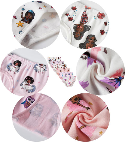 Family Feeling Little Girl Underwear Toddler Panties Big Kids Undies Soft 100% Cotton