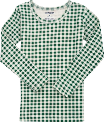 AVAUMA Baby Boys Girls Pajama Set 6M-7T Kids Cute Toddler Snug fit Pattern Design Pjs Cotton Sleepwear