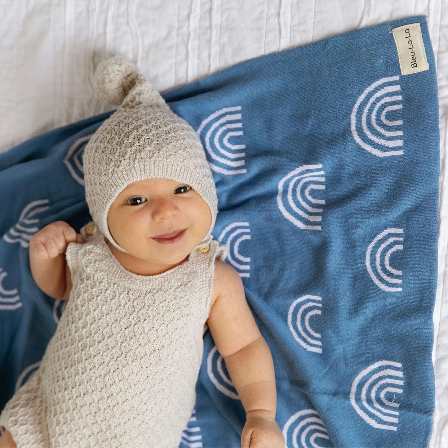 Baby Receiving Blanket Boys 100% Cotton Buttery Soft Cozy Receiving Swaddle Crib Stroller Blanket