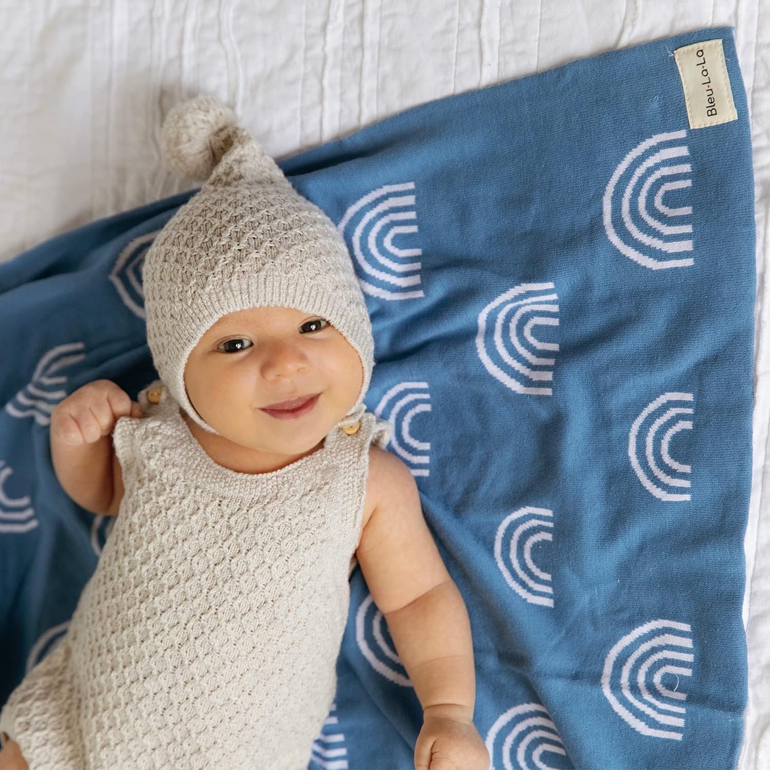 Baby Receiving Blanket Boys 100% Cotton Buttery Soft Cozy Receiving Swaddle Crib Stroller Blanket