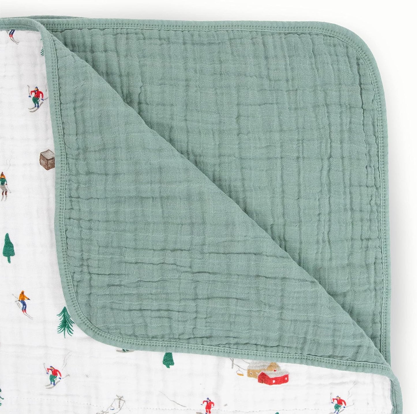 Little Unicorn Original Premium Cotton Quilt | Multi-Layered & Extra-Soft Muslin Fabric |for Babies