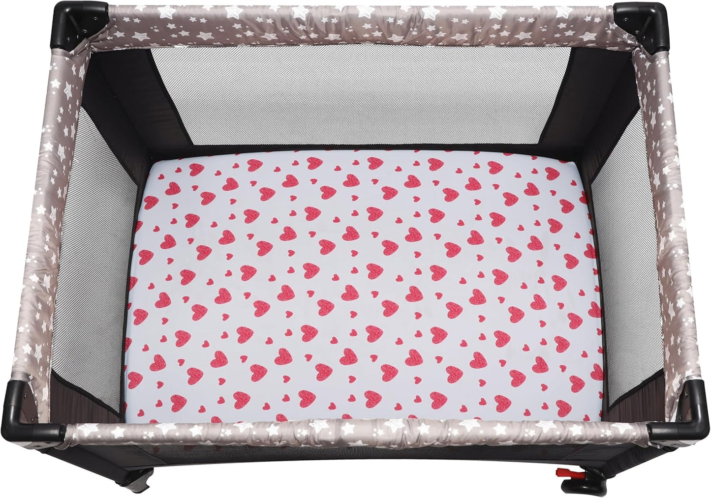 Pack and Play Sheets Fitted, 2 Pack Pack n Play Sheets for Graco Pack n Play Mattress, Unisex