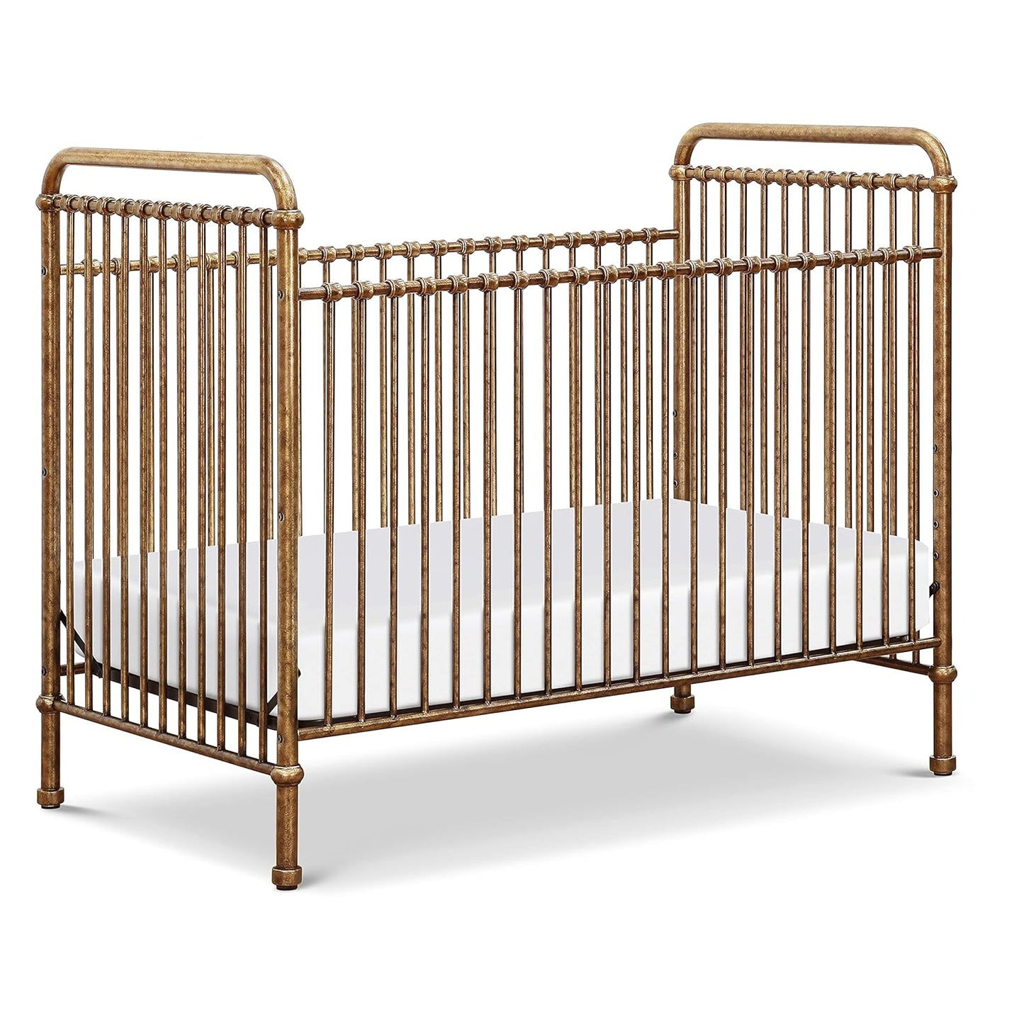 NAMESAKE Abigail 3-in-1 Convertible Baby Crib (Gold) - GREENGUARD Gold Certified - Convertible Crib