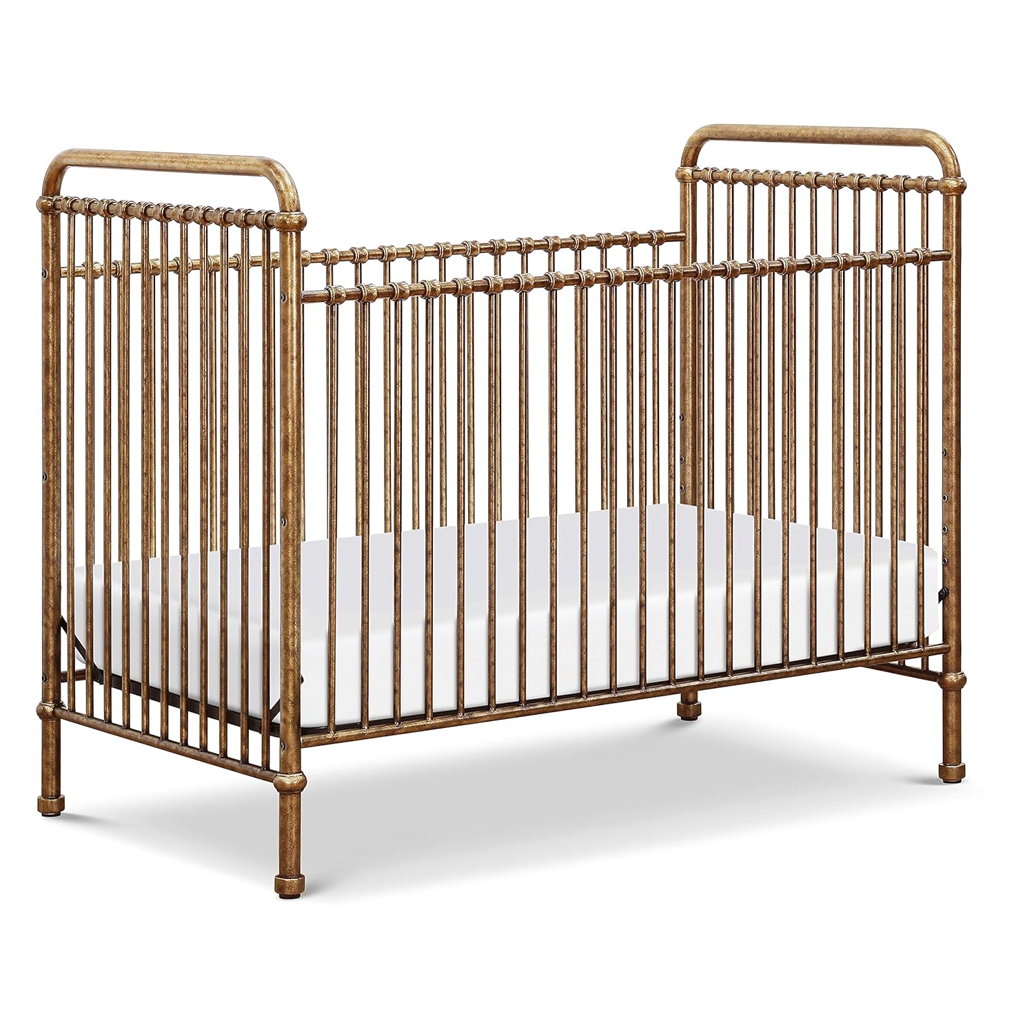 NAMESAKE Abigail 3-in-1 Convertible Baby Crib (Gold) - GREENGUARD Gold Certified - Convertible Crib