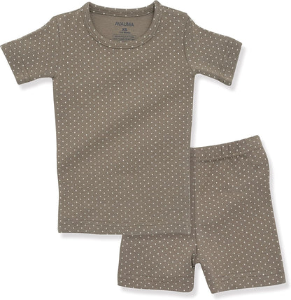 AVAUMA Baby Boys Girls Pajama Set 6M-7T Kids Cute Toddler Snug fit Pattern Design Pjs Cotton Sleepwear