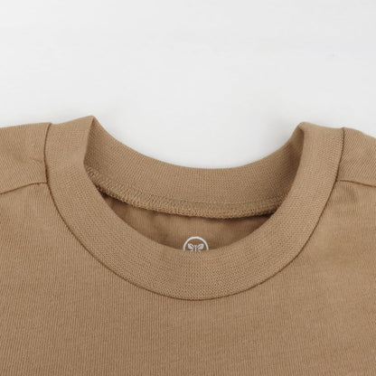 HonestBaby 10-Pack Short Sleeve T-shirts 100% Organic Cotton Baby, Toddler, Little Kids, Boys, Girls, Unisex