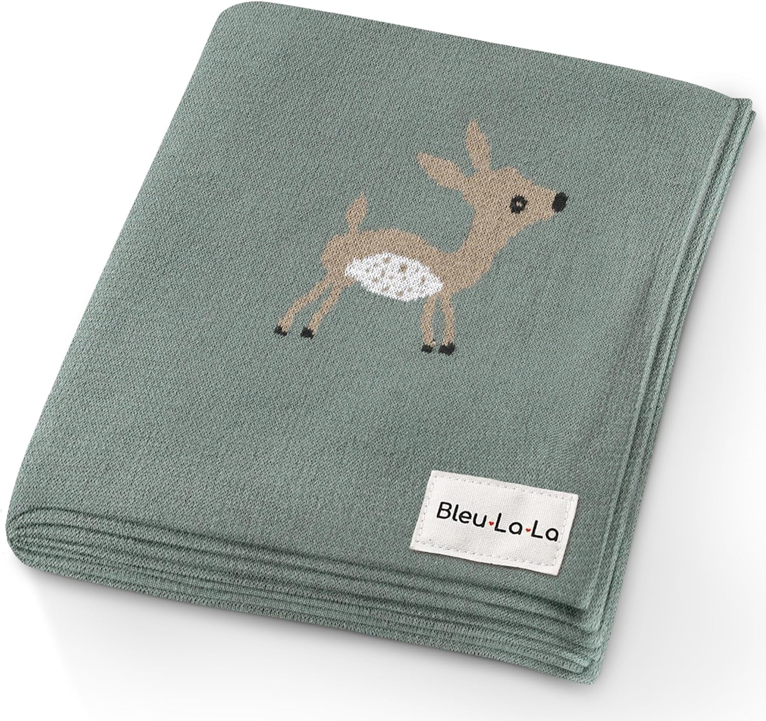 Soft Baby Swaddle Receiving Blanket - 100% Cotton Knit Soft Cozy Receiving Swaddling Crib Stroller